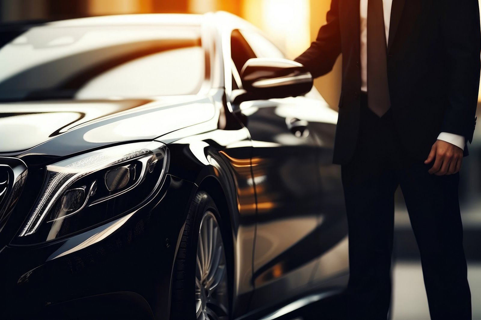 Premium sedan with chauffeur from the Fly Limo fleet